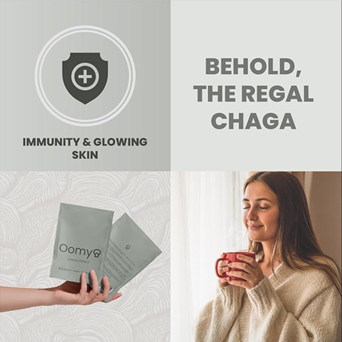 Chaga for immunity and glowing skin.